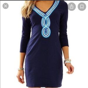 Lilly Pulitzer Clarkson French Terry Dress Women’s Size L